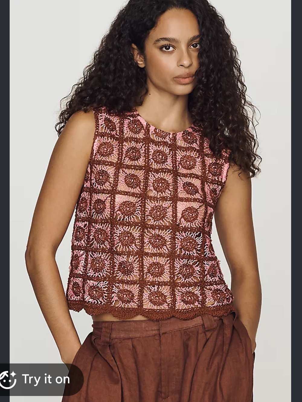 DOLAN crochet tank